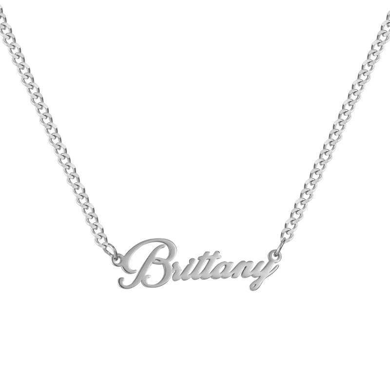Custom/Personalized Nameplate Curb Necklace Lee