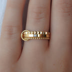 She's a Diva Stacked Ring Sophia