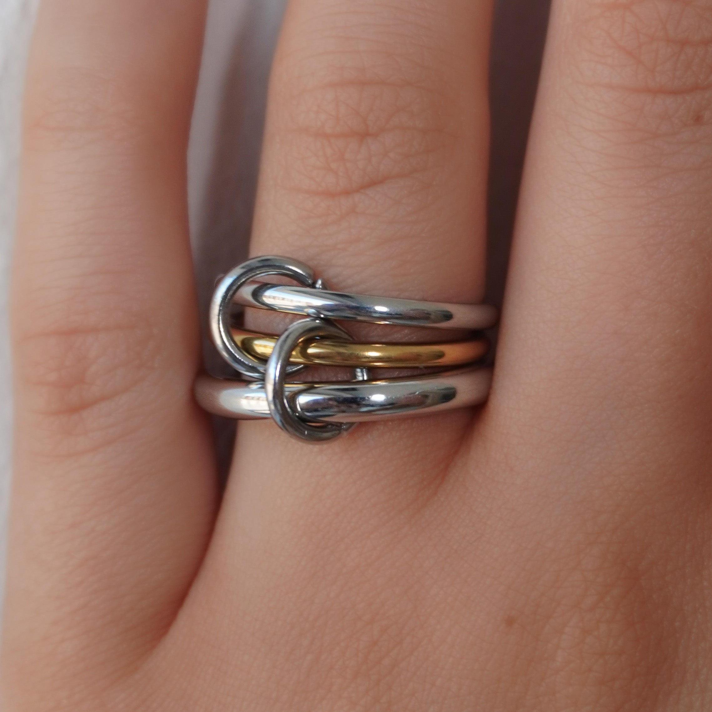 Cuffed Stacked Ring Nicole