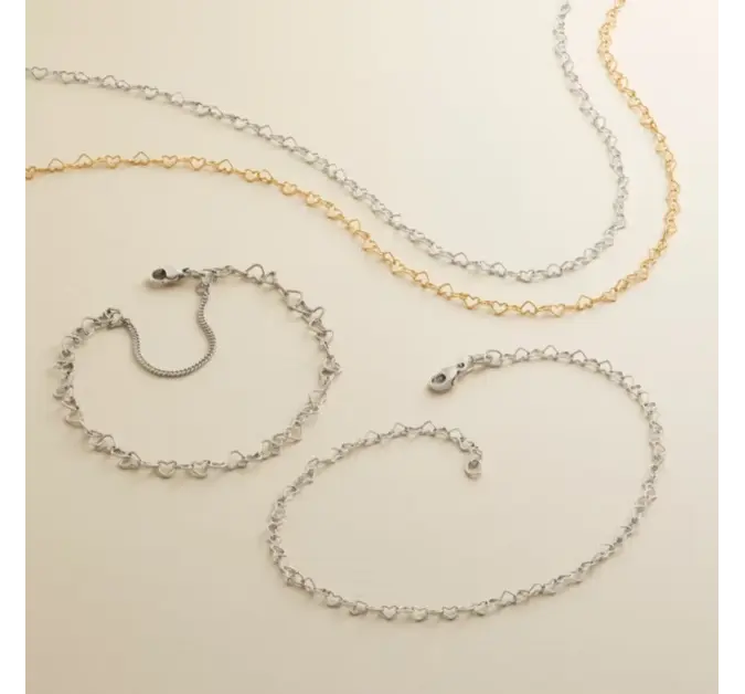 Delicate Connected Hearts Anklet James Avery