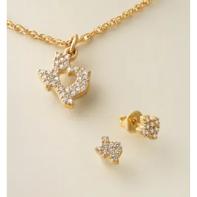 Delicate Pave Diamond Texas Studs James Avery