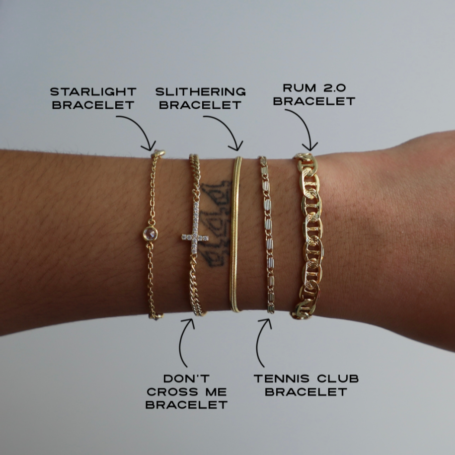 Don't Cross Me Bracelet Lee