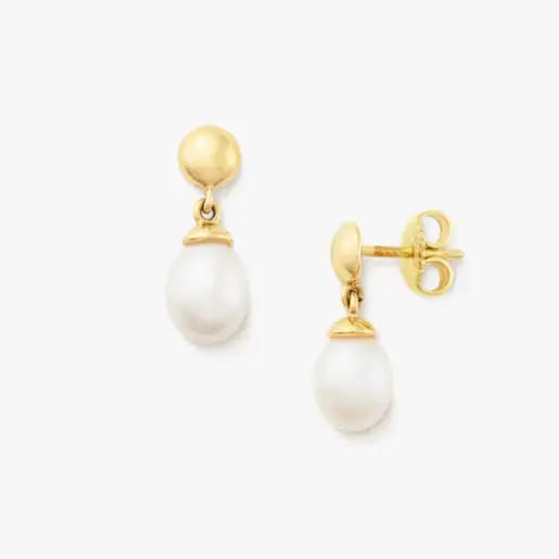 Cultured Pearl Teardrop Earrings James Avery