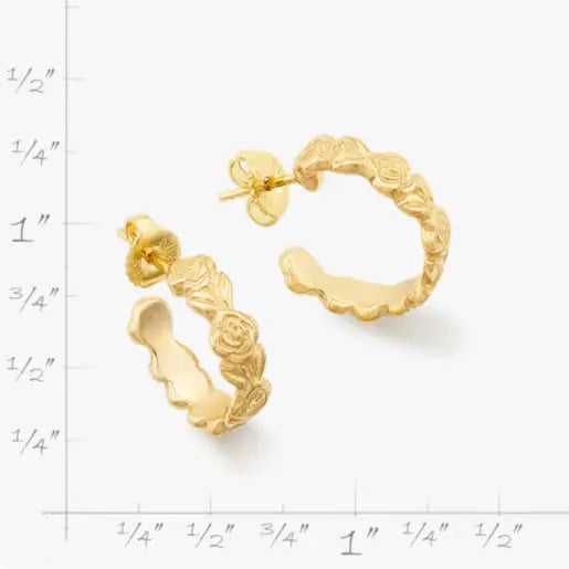 Hammered Simplicity Hoops James Avery