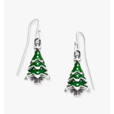 Enamel Christmas Tree Earrings James Avery