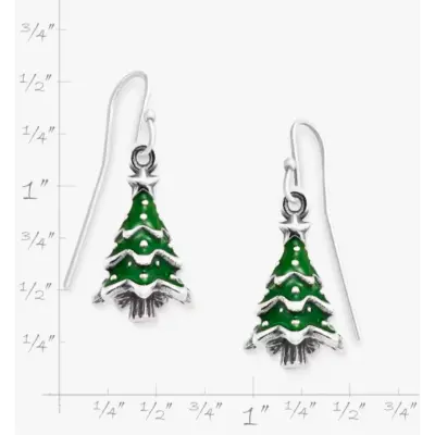 Enamel Christmas Tree Earrings James Avery