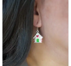 Enamel Gingerbread House Earrings James Avery