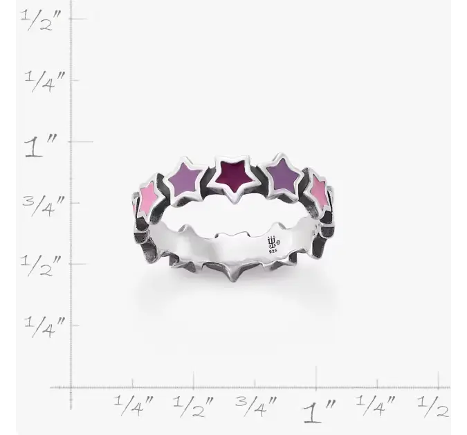 Enamel Connected Stars Ring James Avery