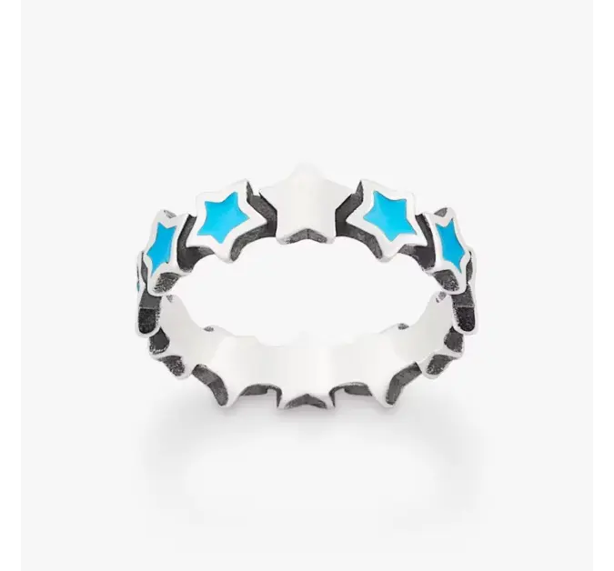 Enamel Connected Stars Ring James Avery