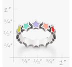 Enamel Connected Stars Ring James Avery