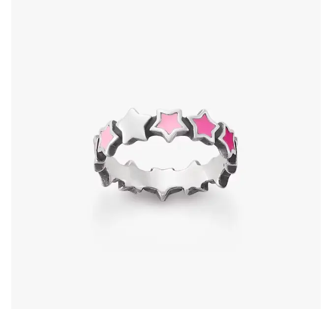 Enamel Connected Stars Ring James Avery