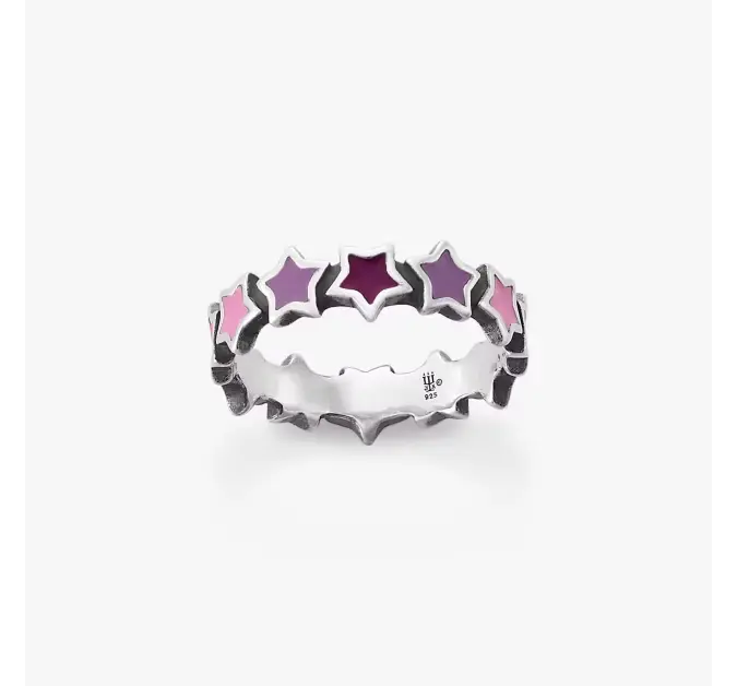 Enamel Connected Stars Ring James Avery