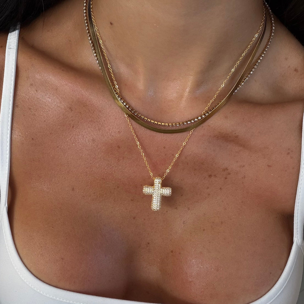 Forever Blessed Cross Necklace Nicole