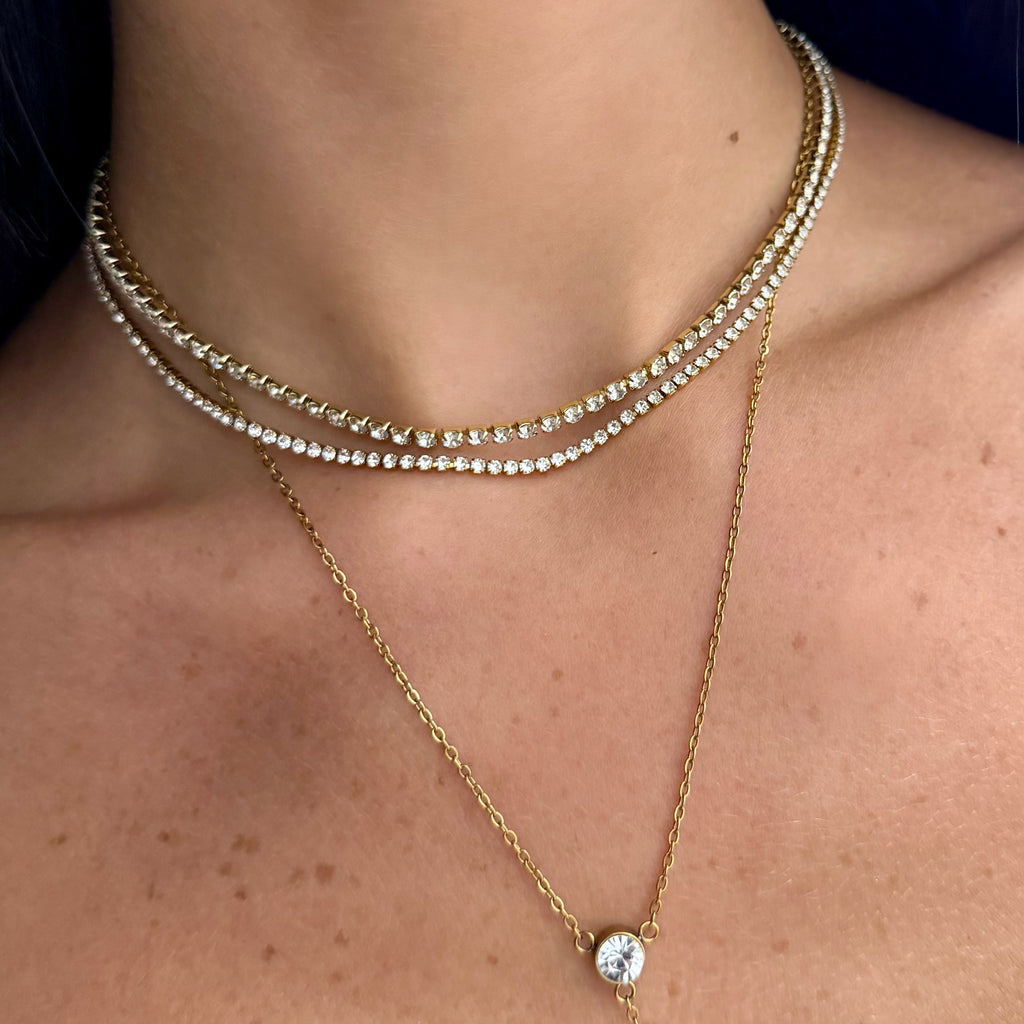 Nena Tennis Necklace Lilly