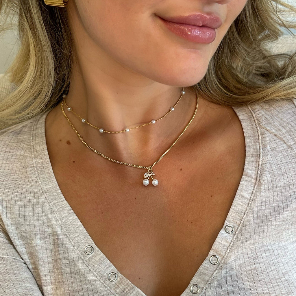 Cherry Kisses Necklace Lee