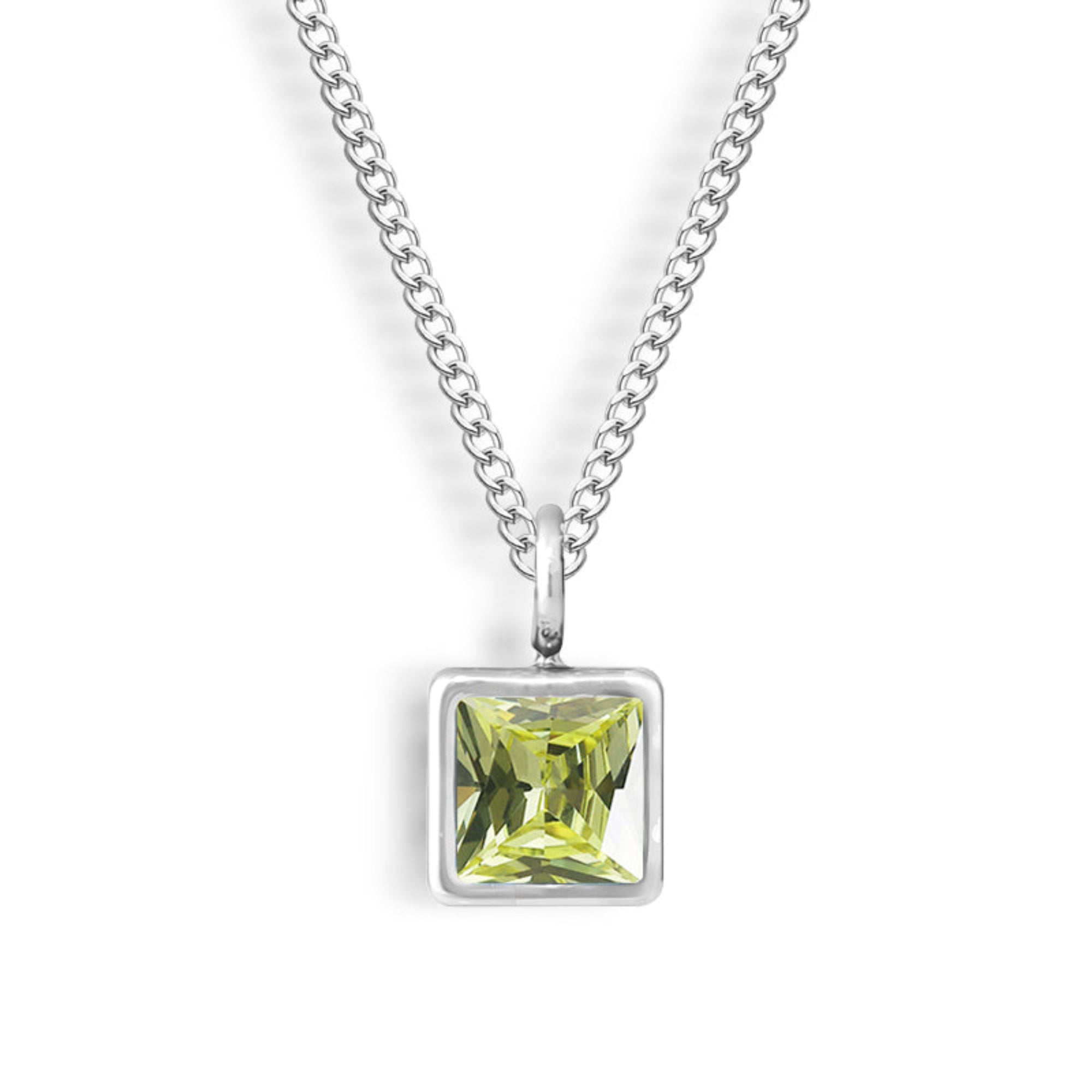 Faye Birthstone Necklace Angel