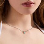 Faye Birthstone Necklace Angel