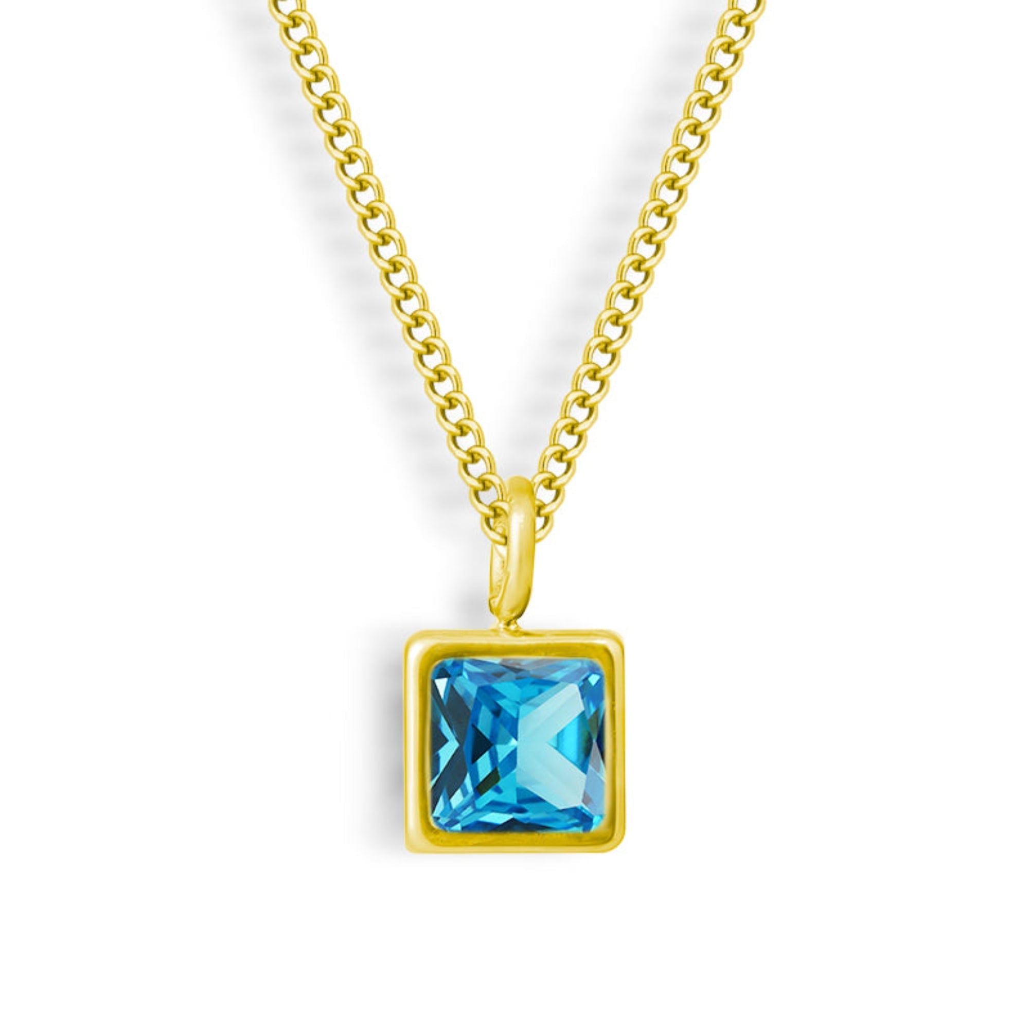 Faye Birthstone Necklace Angel