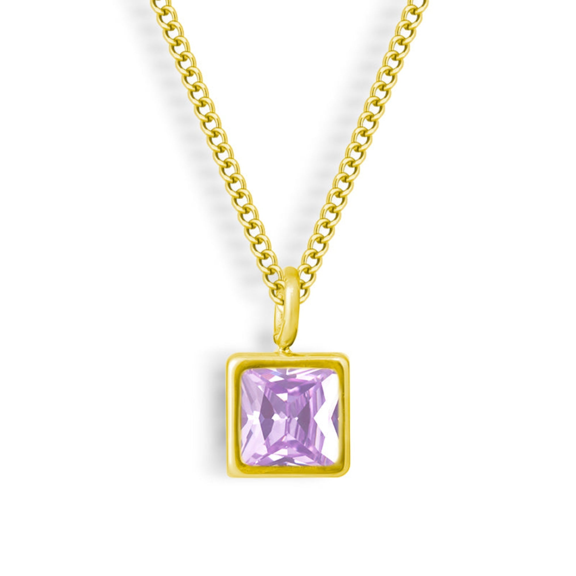 Faye Birthstone Necklace Angel
