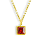 Faye Birthstone Necklace Angel