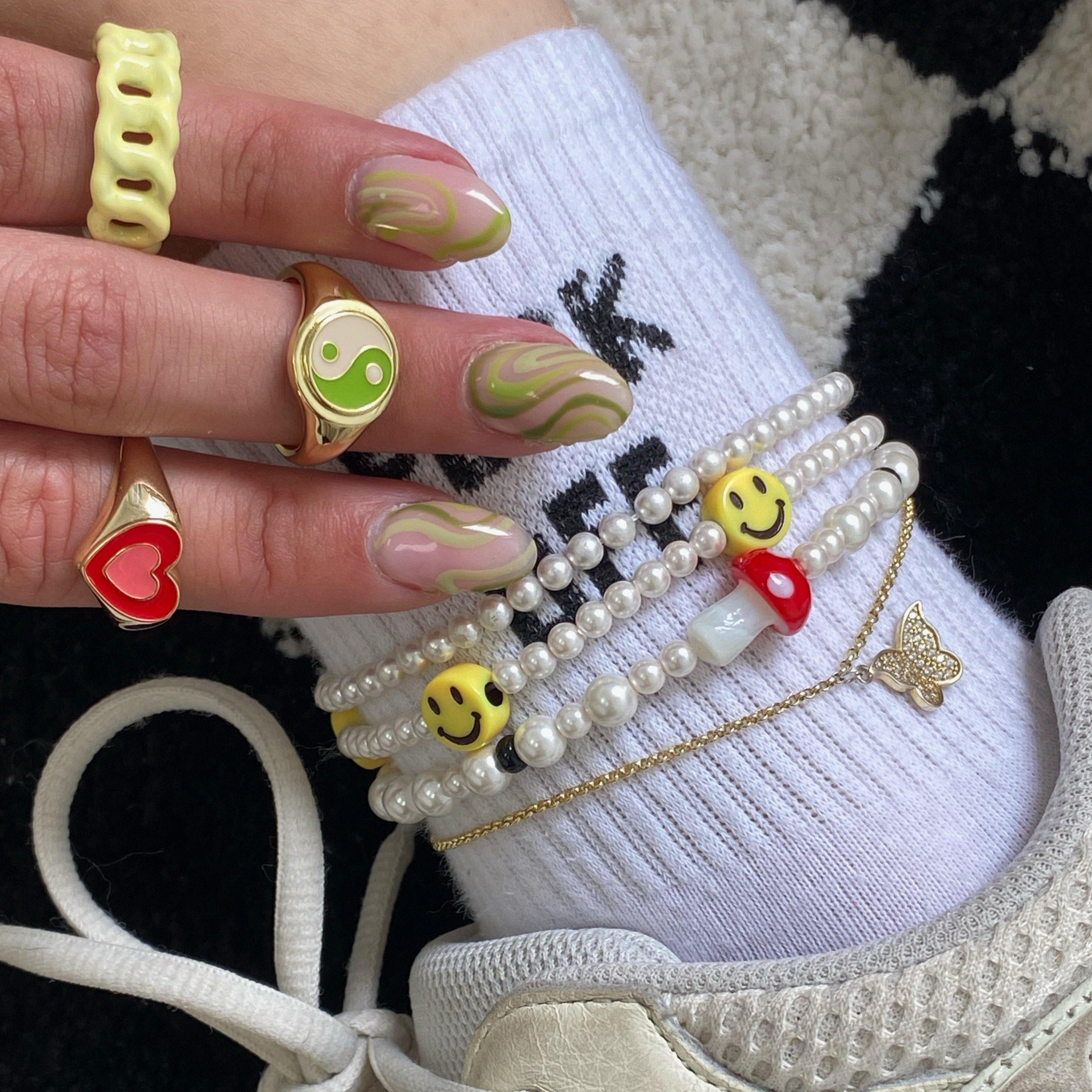 Girly Pearly Anklet Lee