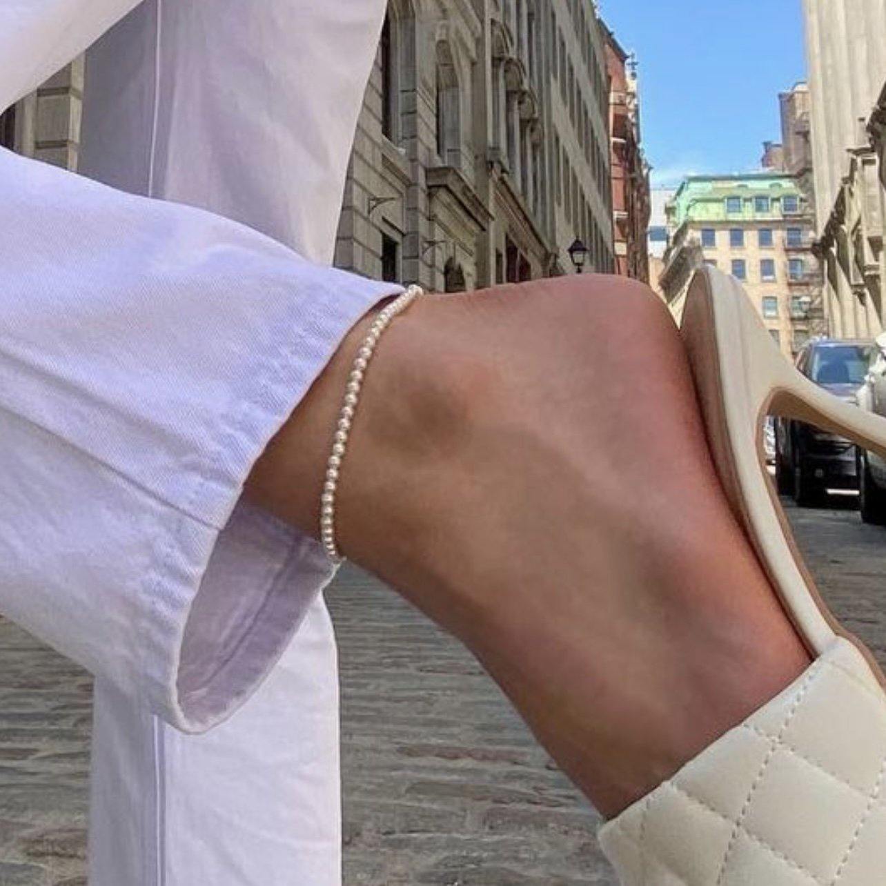 Girly Pearly Anklet Lee