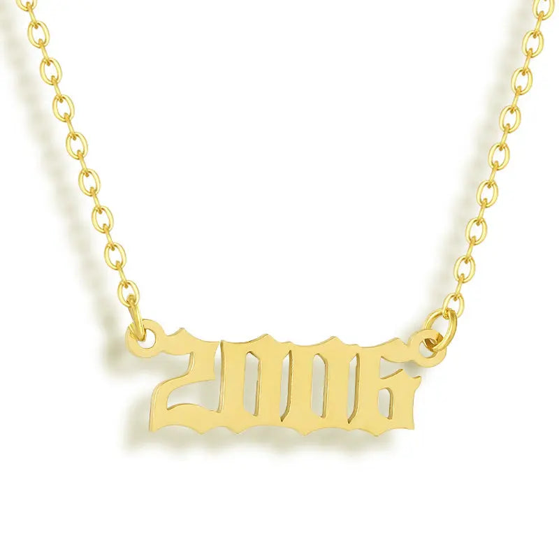 Golden Year Necklace Lee
