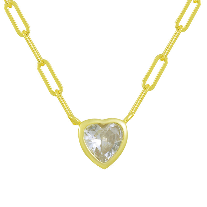 Heart in Chains Necklace Lee