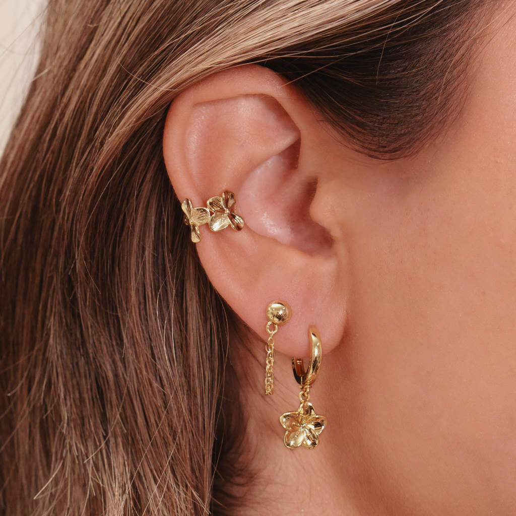 Hibiscus Ear Cuff Lee