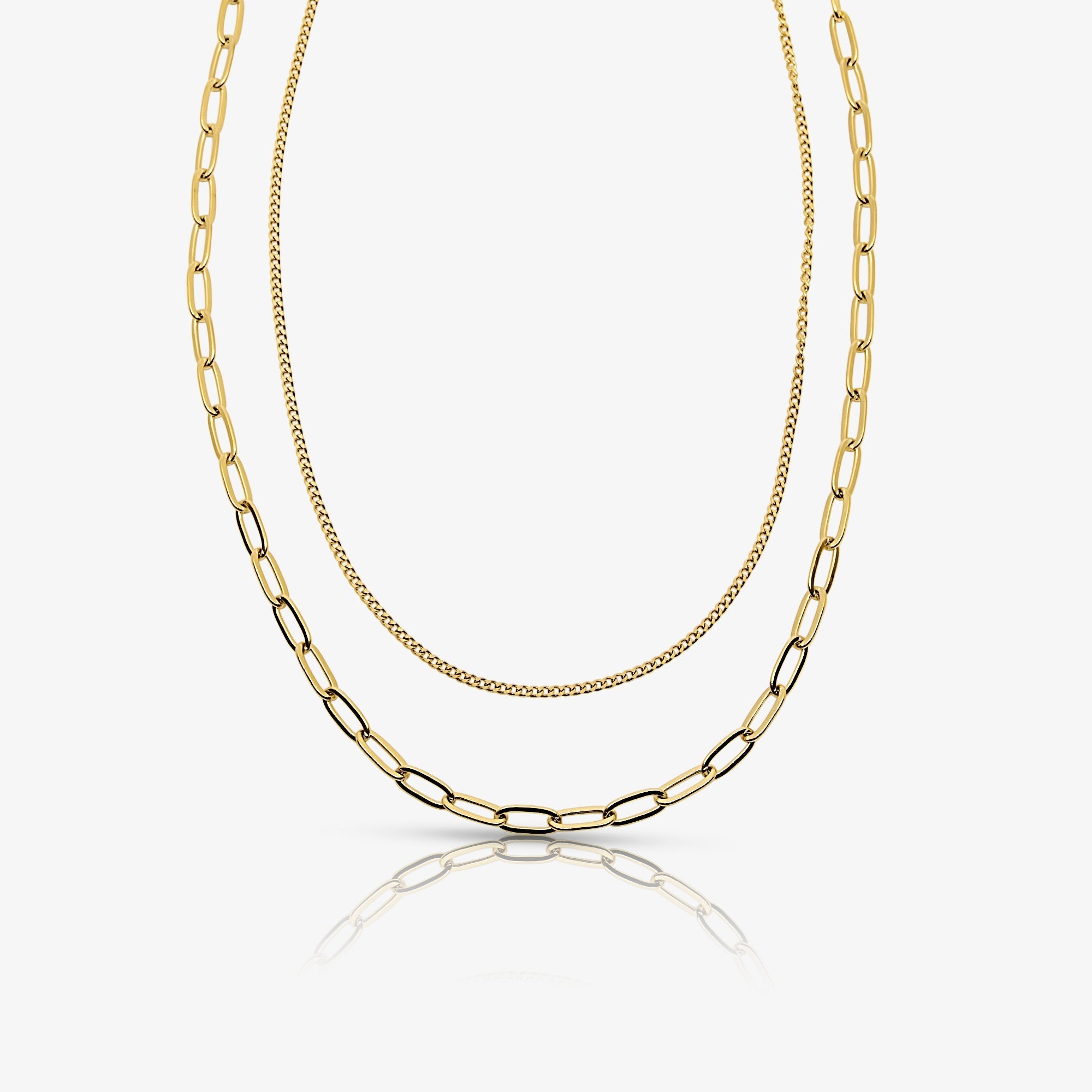 Perfect Pair Double Layered Necklace Sophia