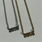 Custom/Personalized Number Nameplate Necklace Lee