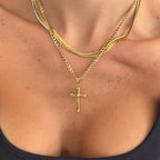 Pure and Simple Cross Necklace Lilly