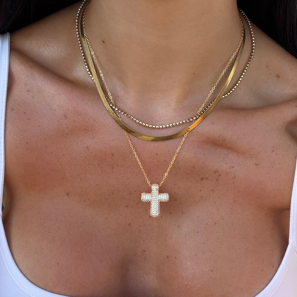 Forever Blessed Cross Necklace Nicole