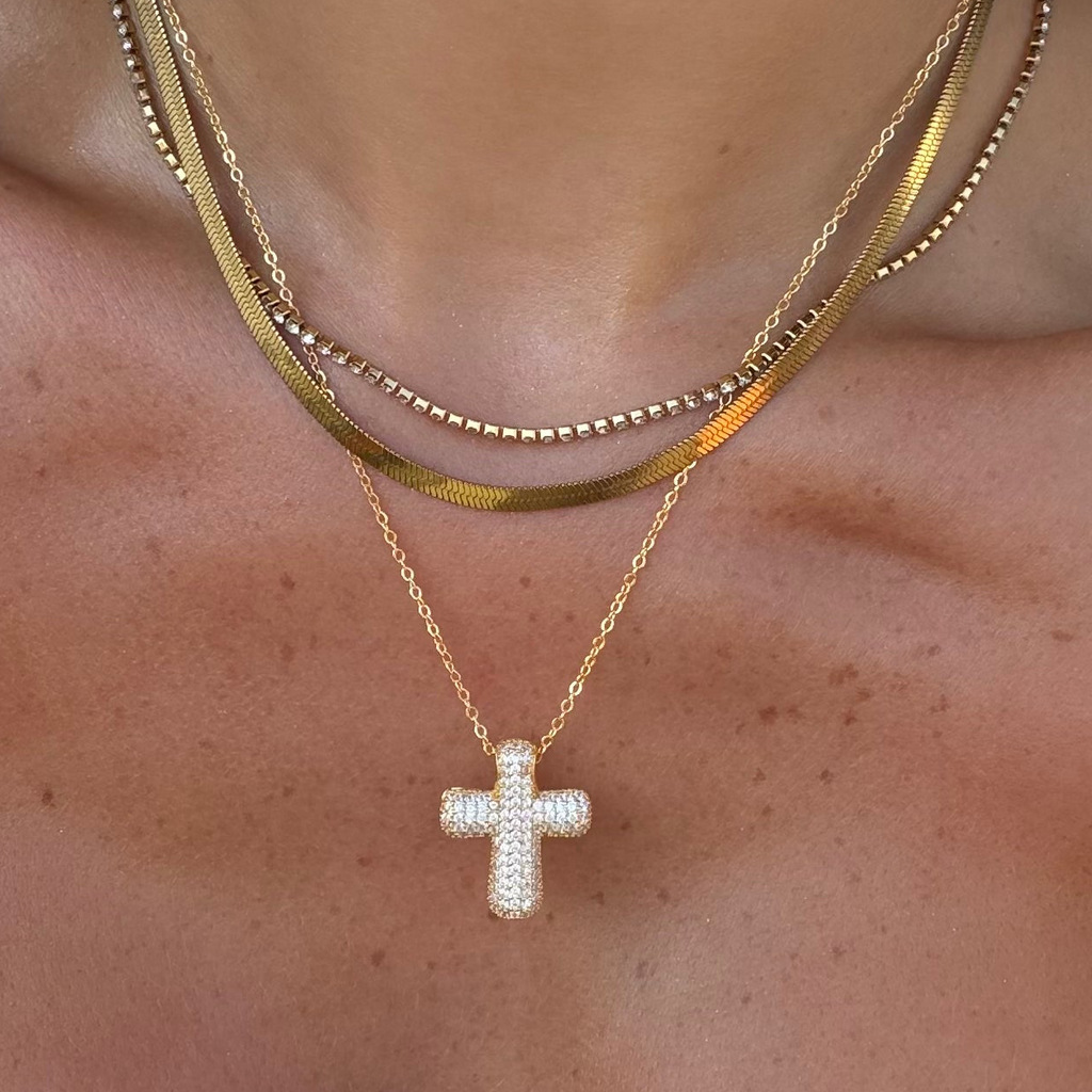 Forever Blessed Cross Necklace Nicole