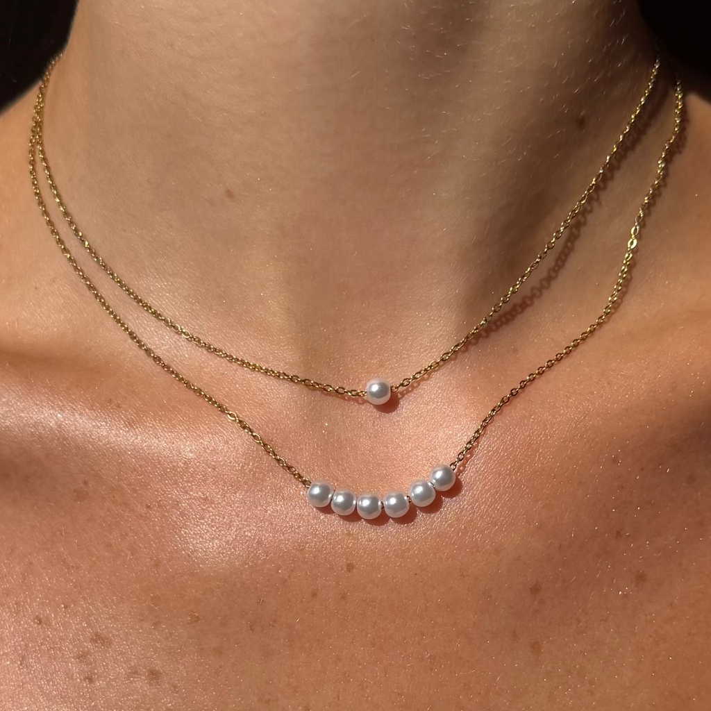 Opalina Pearl Necklace Set Nicole