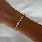 Fergie Heart Tennis Bracelet Nicole