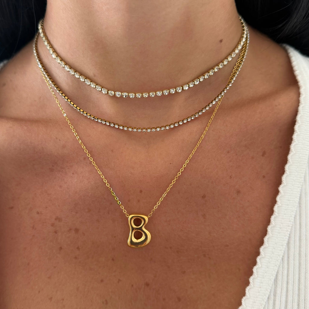 Nena Tennis Necklace Lilly