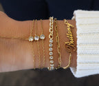 Custom/Personalized Nameplate Curb Bracelet Alice