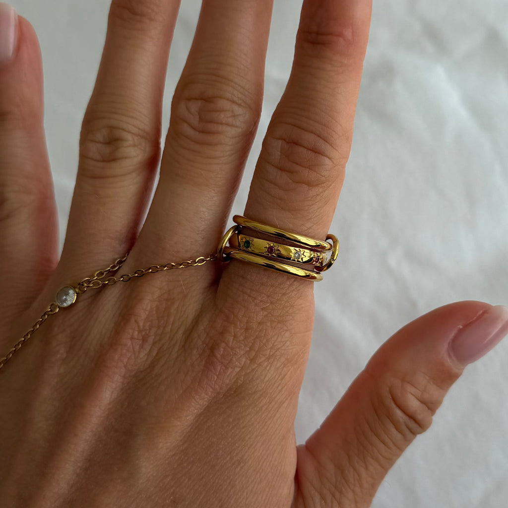 Lulu Stacked Ring Sophia