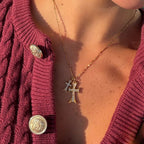 Double Cross Me Necklace Xiha