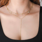 Dazzling Lariat Necklace Lee