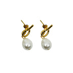 Infinity Pearl Earrings Alice