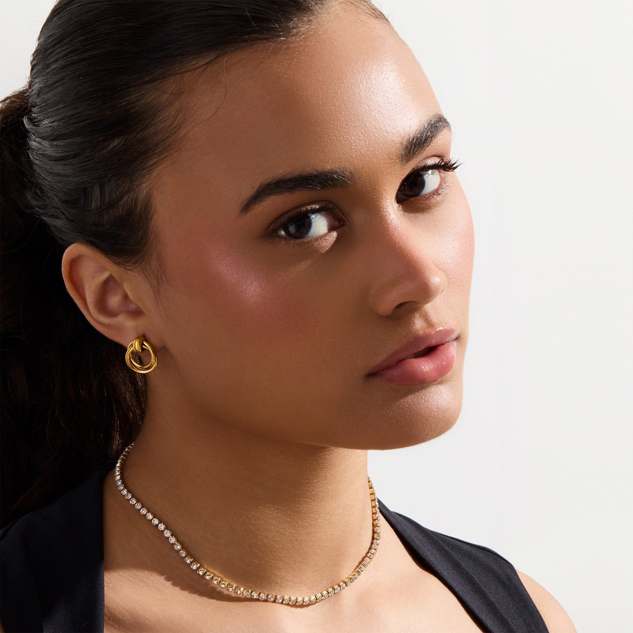 Icy Tennis Necklace Angel