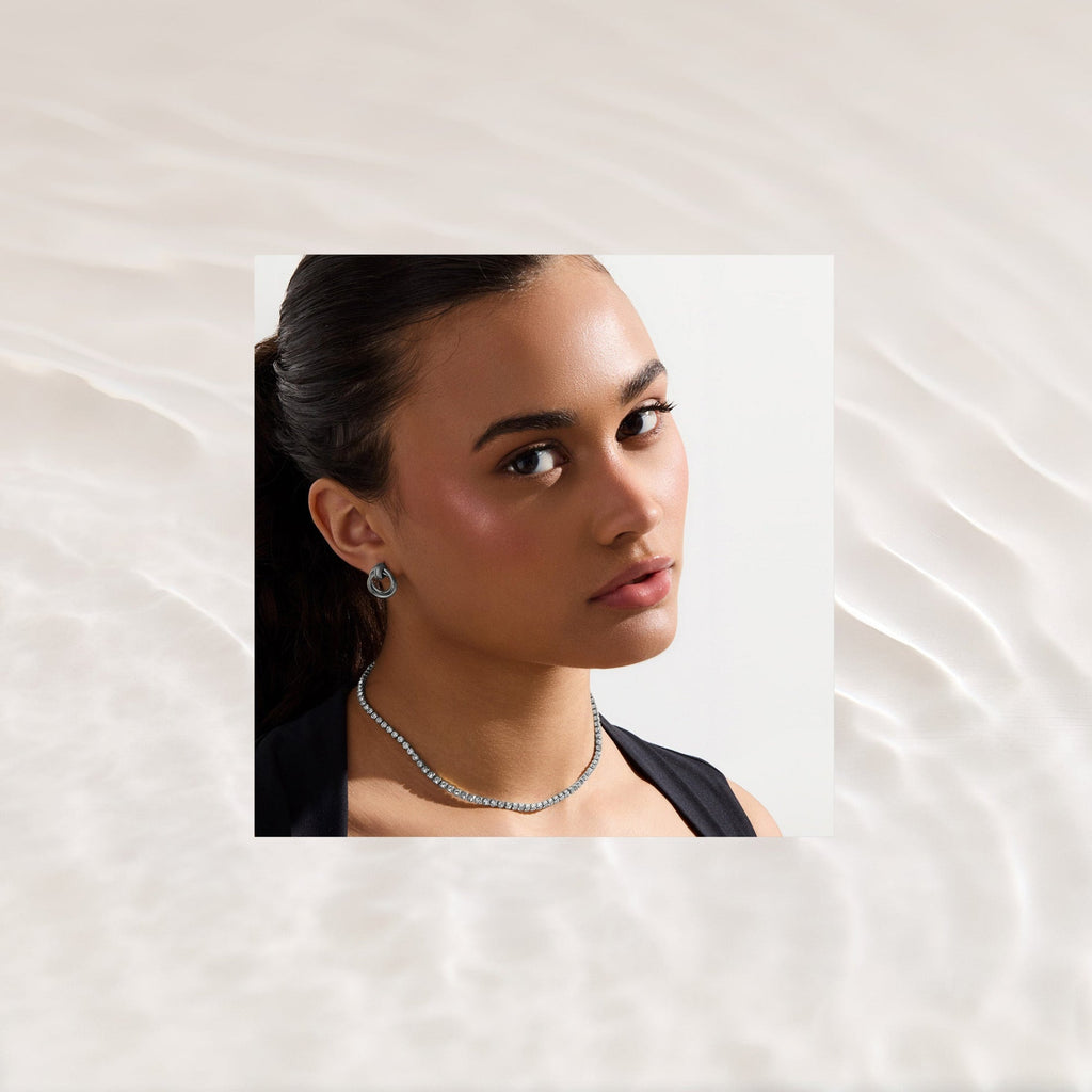 Icy Tennis Necklace Angel