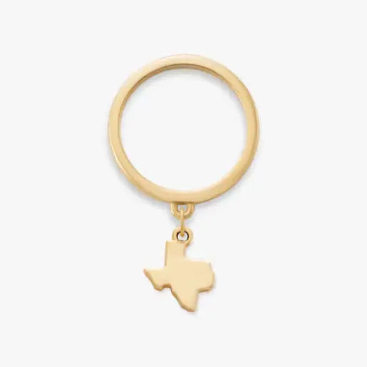 Texas Mini Charm Dangle Ring James Avery