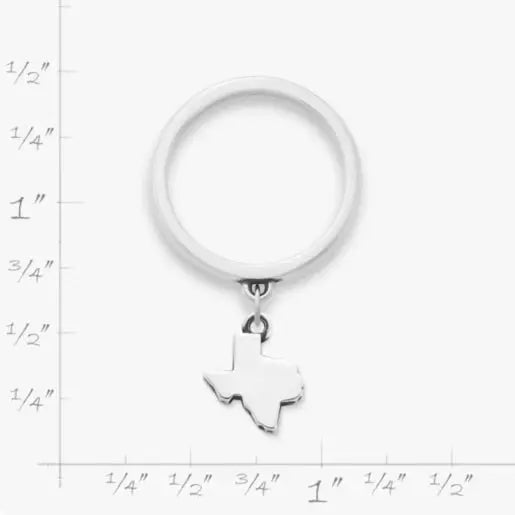 Texas Mini Charm Dangle Ring James Avery