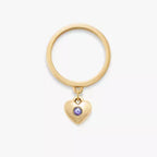 Keepsake Heart Birthstone Charm Dangle Ring James Avery