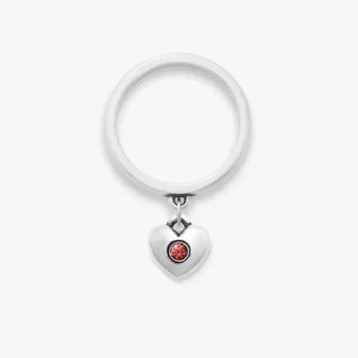 Keepsake Heart Birthstone Charm Dangle Ring James Avery