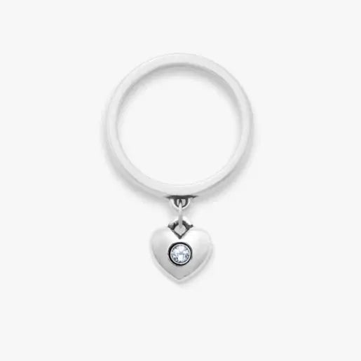 Keepsake Heart Birthstone Charm Dangle Ring James Avery