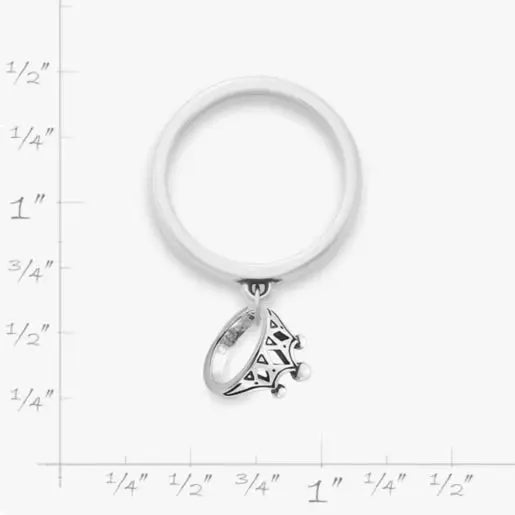 Tiny Tiara Charm Dangle Ring James Avery